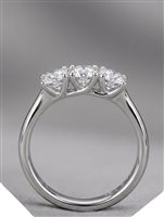 Anello Donna Anello Trilogy in Oro bianco Diamante TRYLOGY CUO Medea 1.00